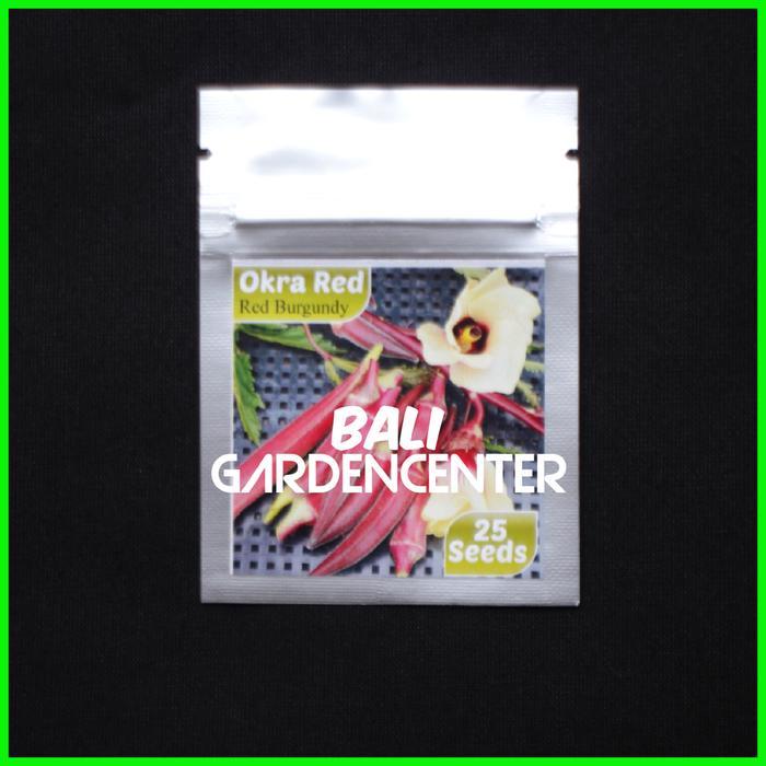 BENIH BIJI OKRA MERAH - RED OKRA
