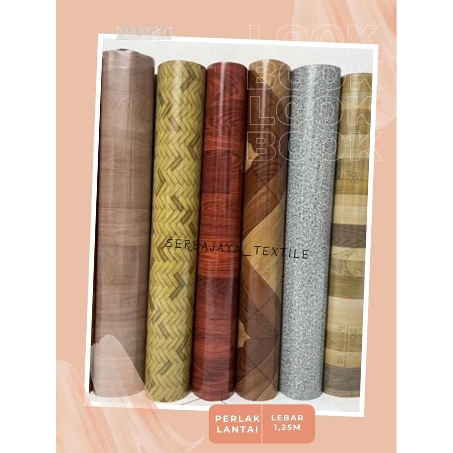 Terlaris Perlak Lantai Vinyl Vinil Glossy Dof Lebar 125cm - 1 Roll isi 15 meter Nestara Shop
