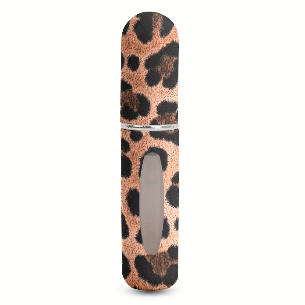 Portable 5ml Refillable Spray Bottle Leopard Pattern Daily Use Perfume Spray Bottle Mini Liquid
