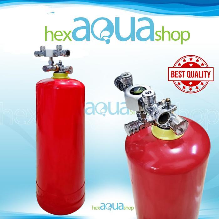 TABUNG CO2 DIY + SPLITTER CABANG 2 - CISOD RAGUL -TABUNG APAR 1KG 2KG