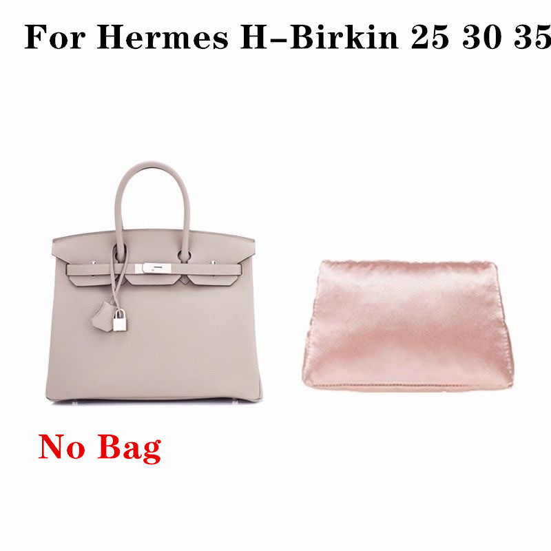 Pure Handmade Silks Fabric Bag Support Lining For Hermes H-Birkin 25 30 35 Handbag Anti Deformation