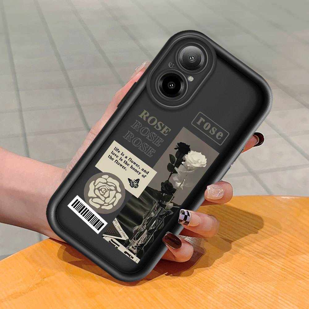 Casing Mode Trendi Untuk For Realme C67 4G Phone HP Case Softcase Kesing Soft -6002 C8 DLJ TIMI