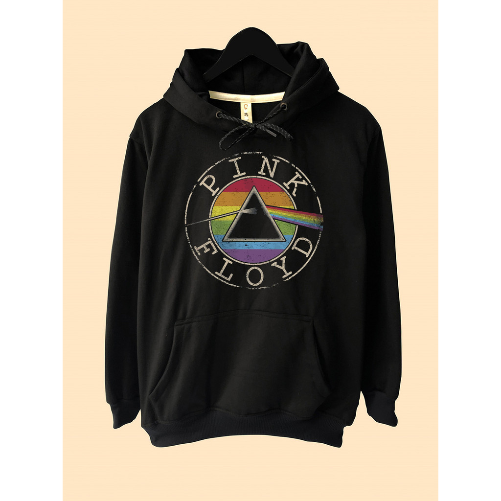 Jaket Hoodie Music Band Pink Floyd logo