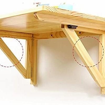 JB-11 Meja Setrika Lipat Dinding Kayu / Meja Belajar Serbaguna