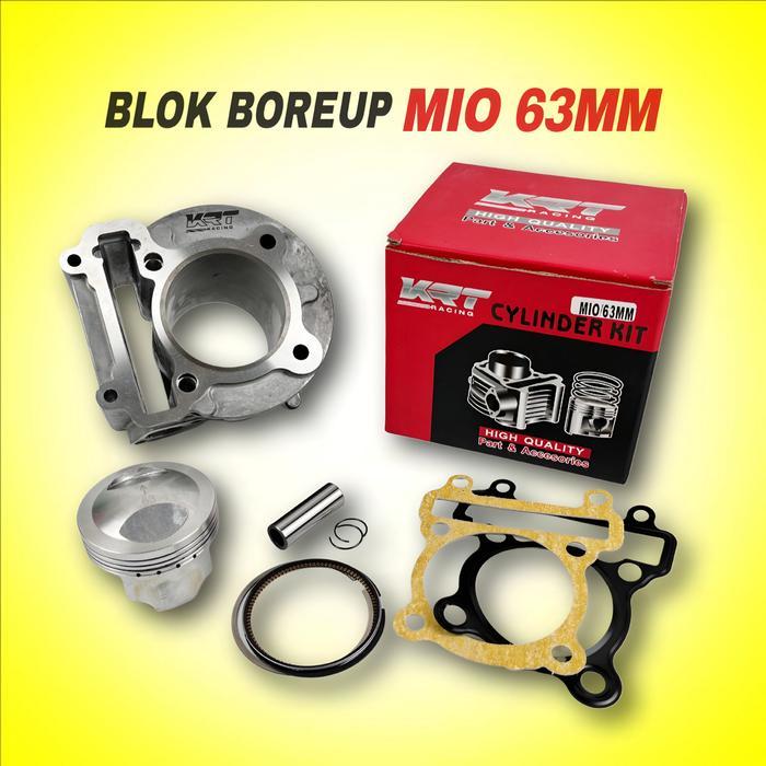 Blok Seher Boring Paket Bore Up Krt Yamaha Mio 63Mm
