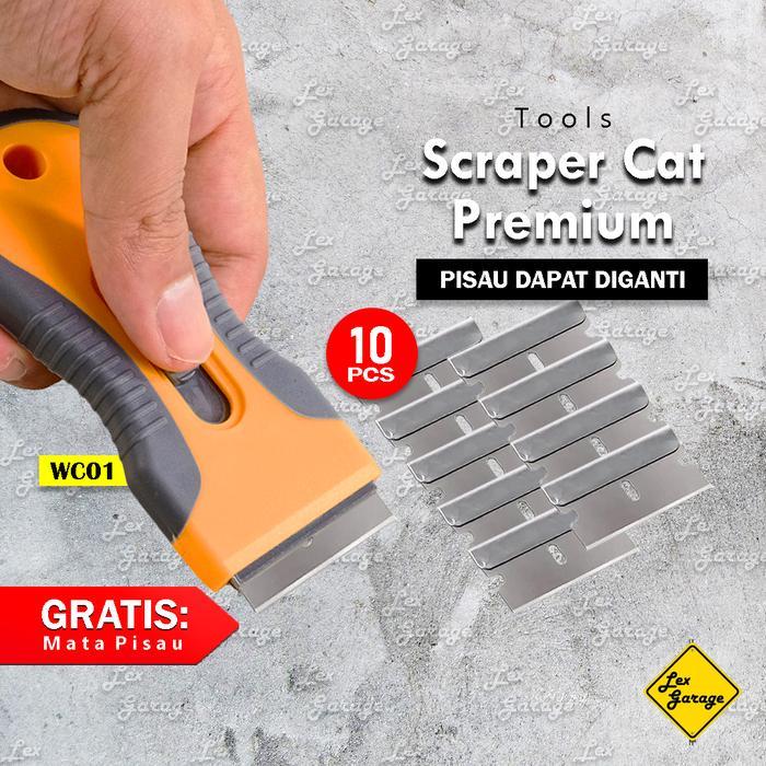 "New" Kape Gagang Silet Scraper Skrap Pengerok Cat Sealant Stiker