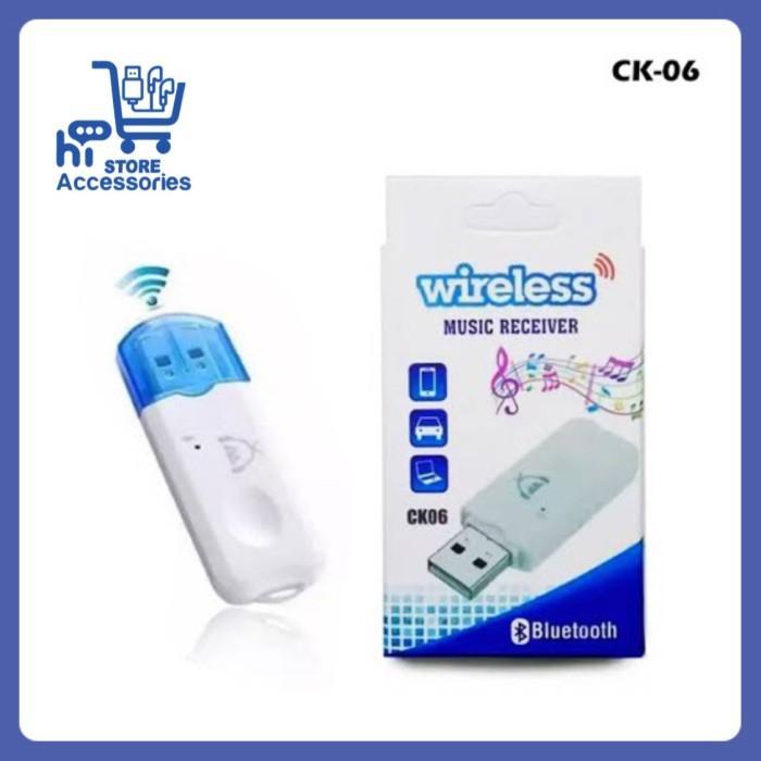 "New" BLUETOOTH RECEIVER CK06 USB BT-118 CK-06 UNTUK MOBIL TANPA KABEL AUX