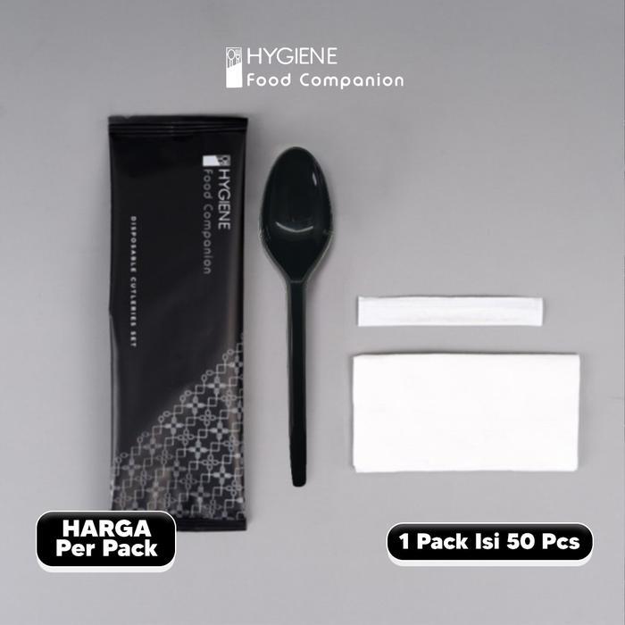 Terlaris Sendok Plastik Set Hygiene Premium