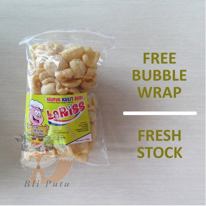 Rambak Kerupuk Kulit Babi Lariss By Rejeki - 150Gr