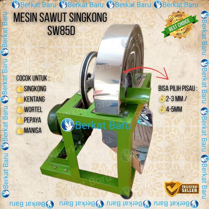 Mesin Sawut Singkong SW85D/Mesin Pasrah Singkong/Mesin Parut Singkong Sawut Asli