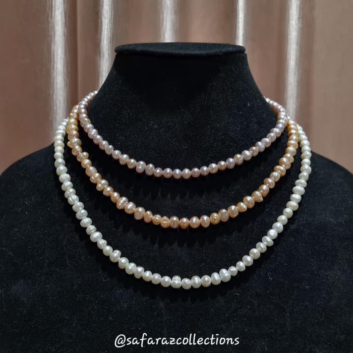 Kalung Mutiara Air Tawar Pearl Choker & Necklace