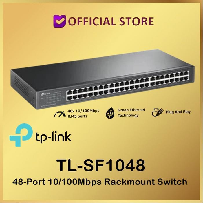TP-LINK TL-SF1048 48-PORT 10/100MBPS RACKMOUNT SWITCH 48 PORT SF 1048