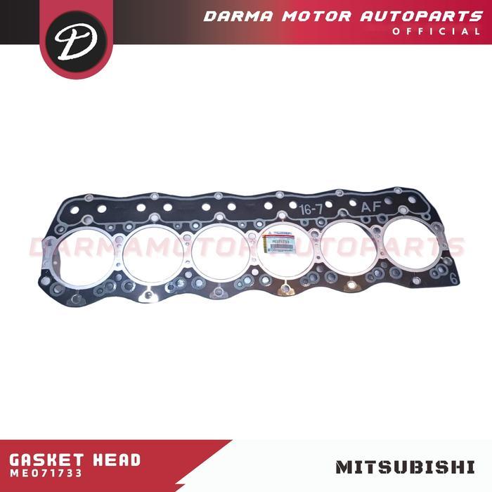 Gasket Packing Cylinder Head Kop Deksel Mitsubishi Fuso 6D16 Ps190 Fm517 Fighter Me071733 Asli