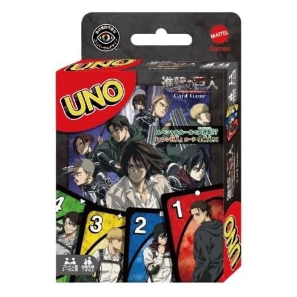 [PO] Uno Attack on Titan Card Game Original Ensky - Kartu Uno Anime Edisi Spesial TBGQ [WAJIB TANYAK