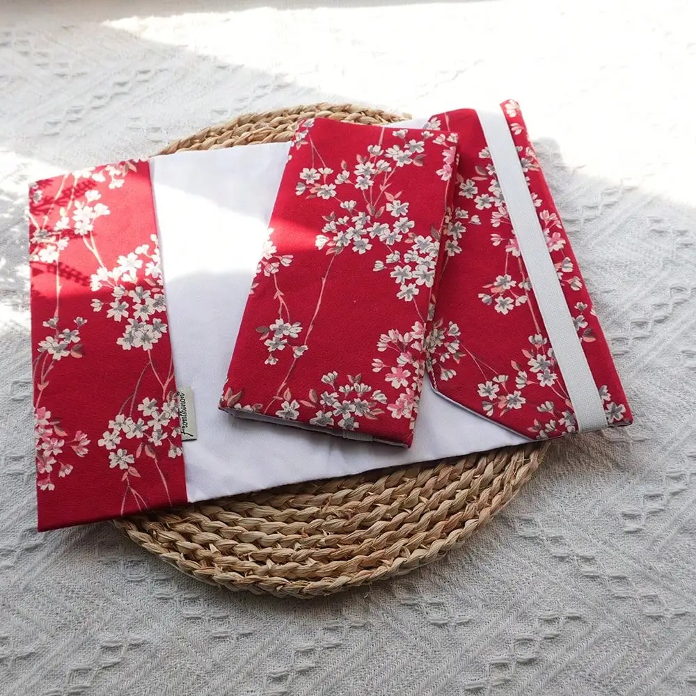 A5 A6 Weeks Red Lilac Flower Notebook Cover Planner Case Cover Protective Journal Cover Protector