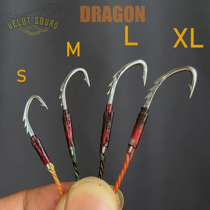 PANCING BELUT WELUT SQUAD MODEL DRAGON BAJA HITAM