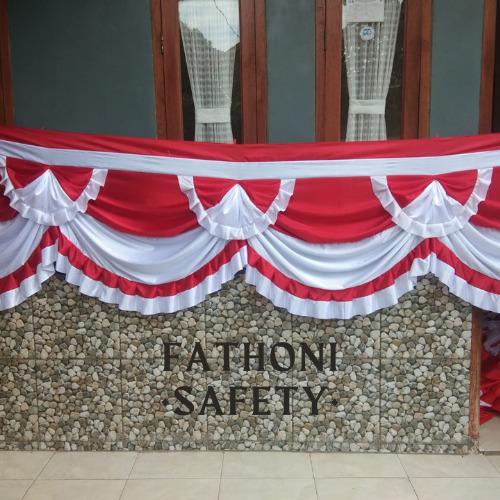 Umbul umbul / Background kantor merah putih