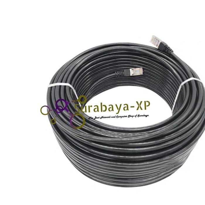 Kabel LAN 50 Meter UTP STP CAT5E 50M 50 M 50Meter FTP Outdoor SPECTRA Internet UTP INDIHOME Router