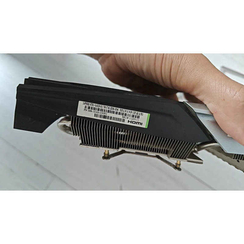 Original Radiator Cooler for Sapphire Nitro+ RX5700XT Graphics Card with Backplate