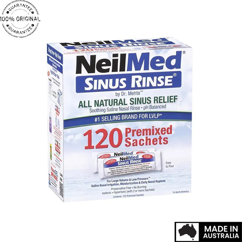 Aussie Original NeilMed Sinus Rinse 120 Sachets