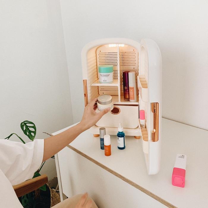 [Minifridge] 12L Mini Fridge Kulkas Skincare Kulkas Mini Portable Kecil Kosmetik Skin Care