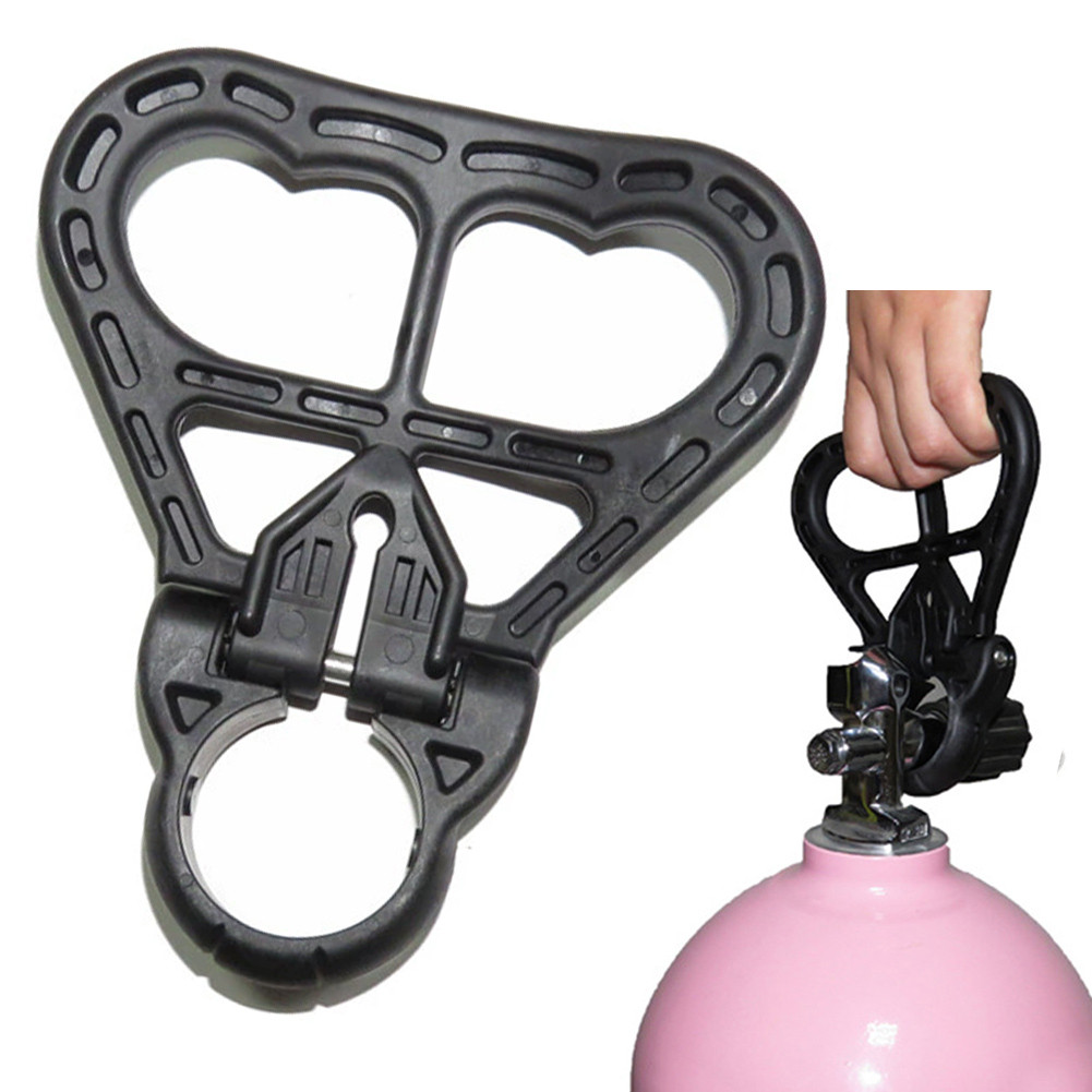 Diving Adventures Black Diving Tank Handle Scuba Diving Tank Holder Holder Scuba Diving Accessory