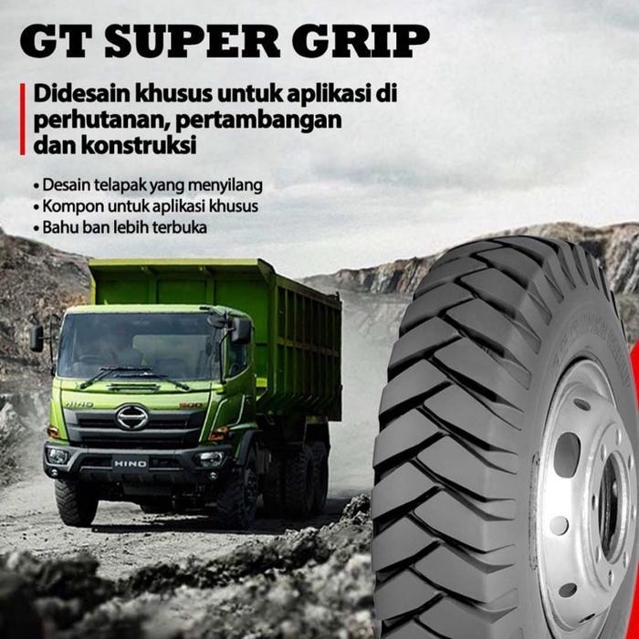 Ban truck 12.00-20 GT Super Grip 18pr 1200 20 ukuran 1200 R20 ban truk 12.00r20 Ban luar aja 12.00 R