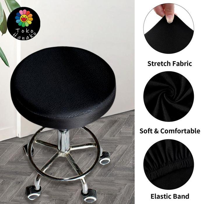 Sarung Kursi Bulat/Cover kursi Bulat /Sarung kursi bulat elastis