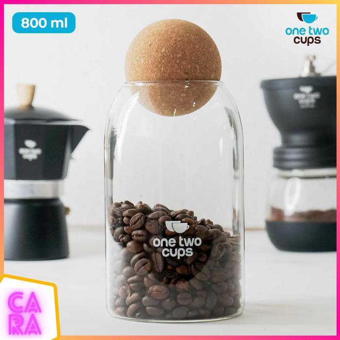 Toples Kaca Wadah Penyimpanan Kue Kering Minimalis Storage Jar E1