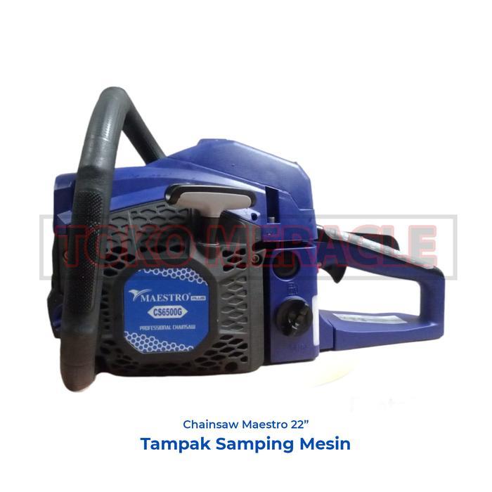 Mesin Chainsaw Maestro 22" - Gergaji Mesin Merek Maestro 6500 Chain Saw - 6500L