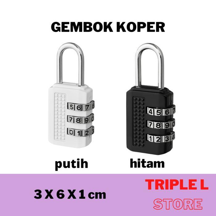 GEMBOK TAS KOPER KECIL ANGKA GEMBOK KOPER KECIL