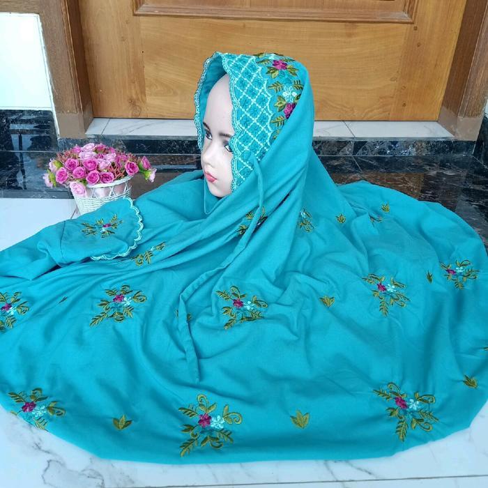 Mukena Tanggung / Anak Tabur terusan bordir Remaja