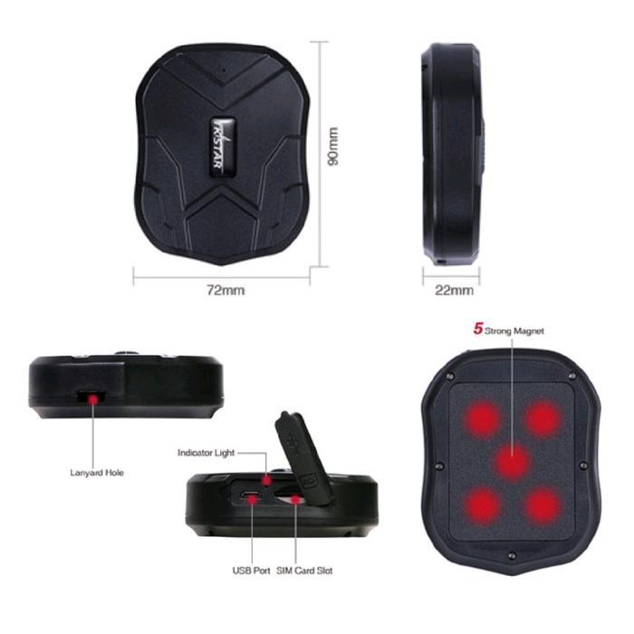 GPS TRACKER PORTABLE TKSTAR TK905 TK905B TK915 TK918 MAGNET ORIGINAL