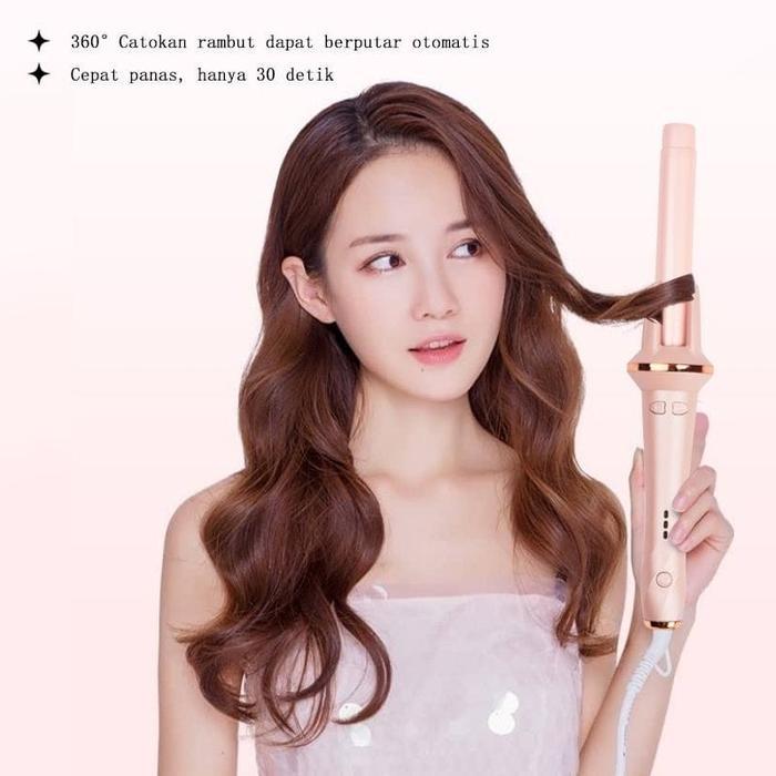 [S2 PROFFESIONAL HAIR DO] Catok Keramik Keriting otomatis Catokan Curly/Catok Curly otomatis 28mm