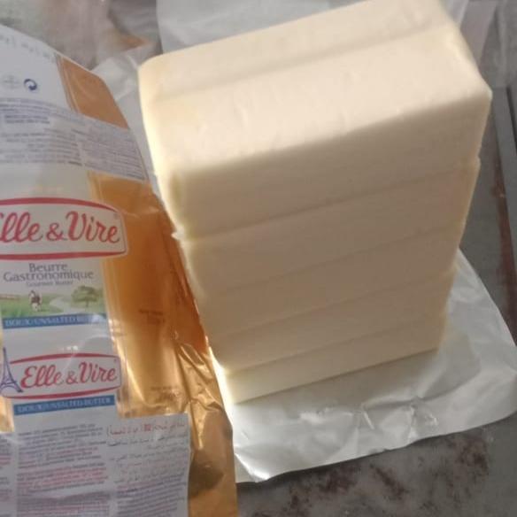 elle vire butter unsalted 1kg repack / butter elle & vire