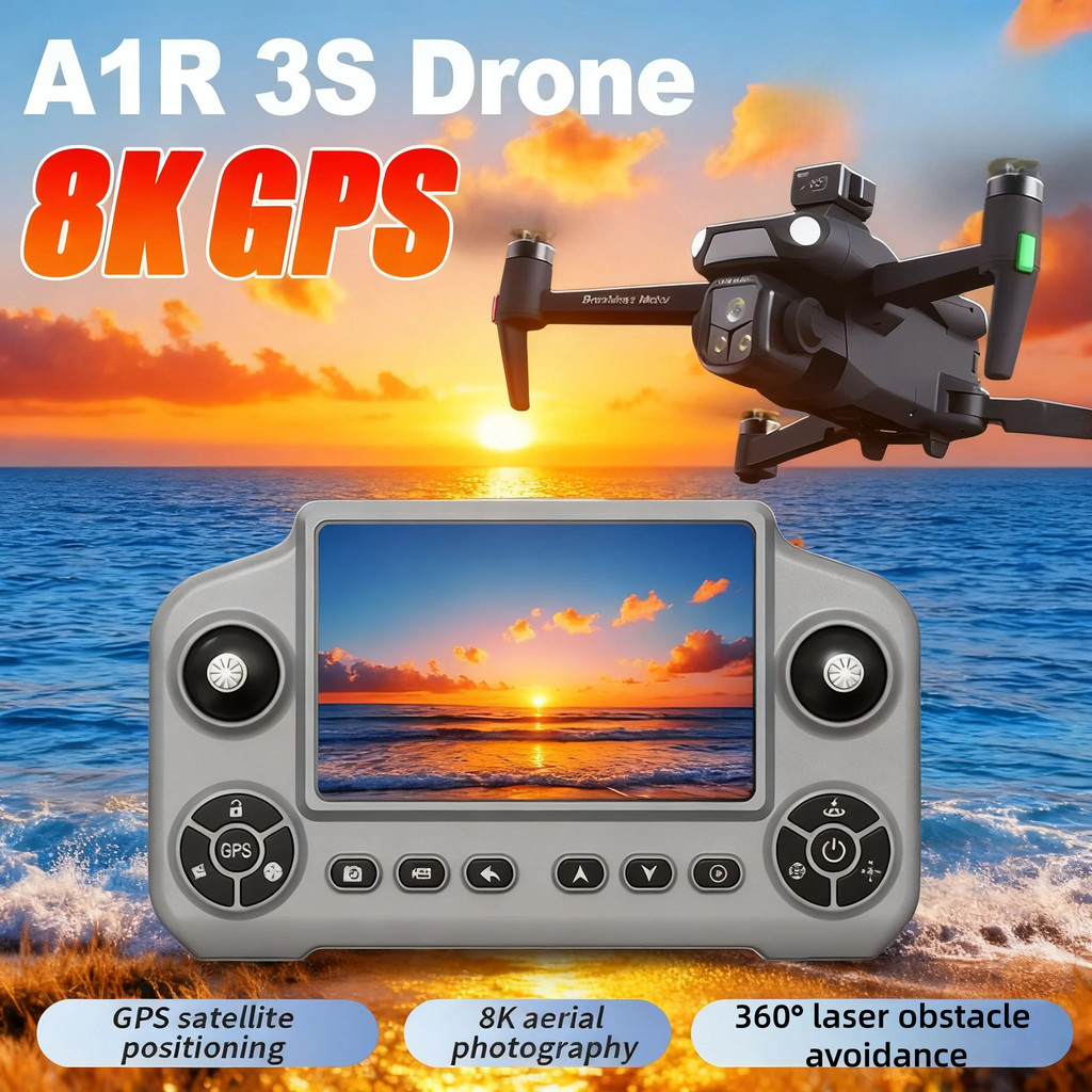 Original A1R 3S Drone 8K Profesional GPS FPV Brushless Laser obstacle avoidance Aerial Optical