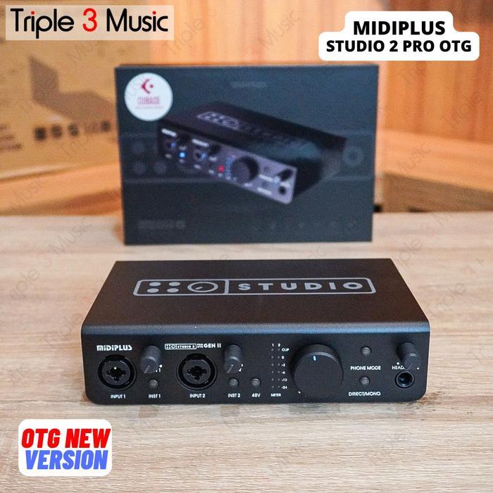 MIDIPLUS Studio 2 PRO Soundcard Recording Triple3music