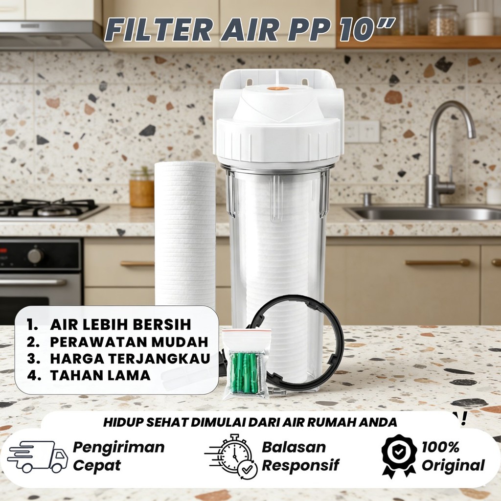 HOUSING FILTER AIR  10" + Filter PPF 5 Micron- PPF