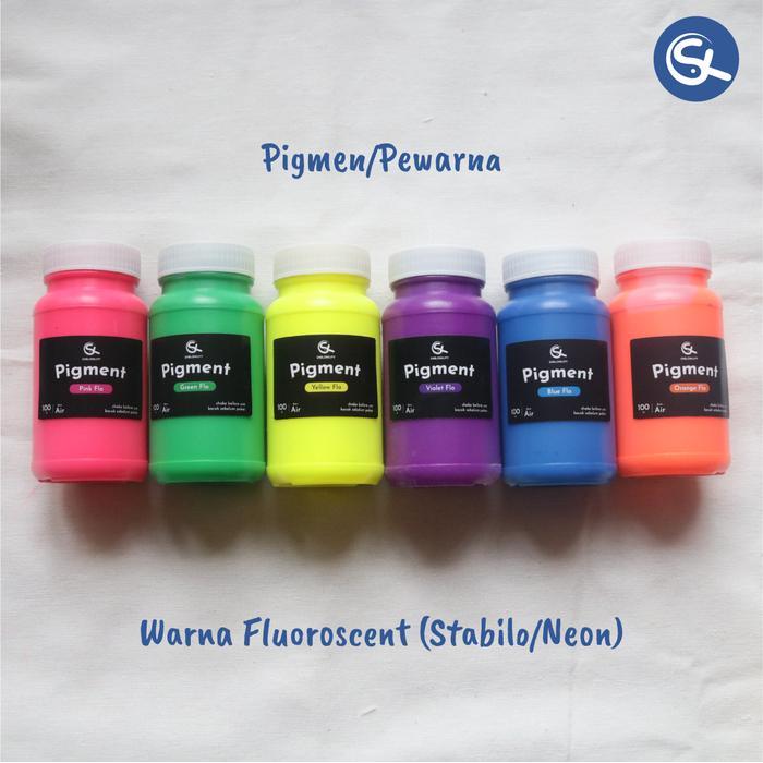 "New" Pigmen 100 gram Biang Warna Cat Sablon & Tembok Basis Air