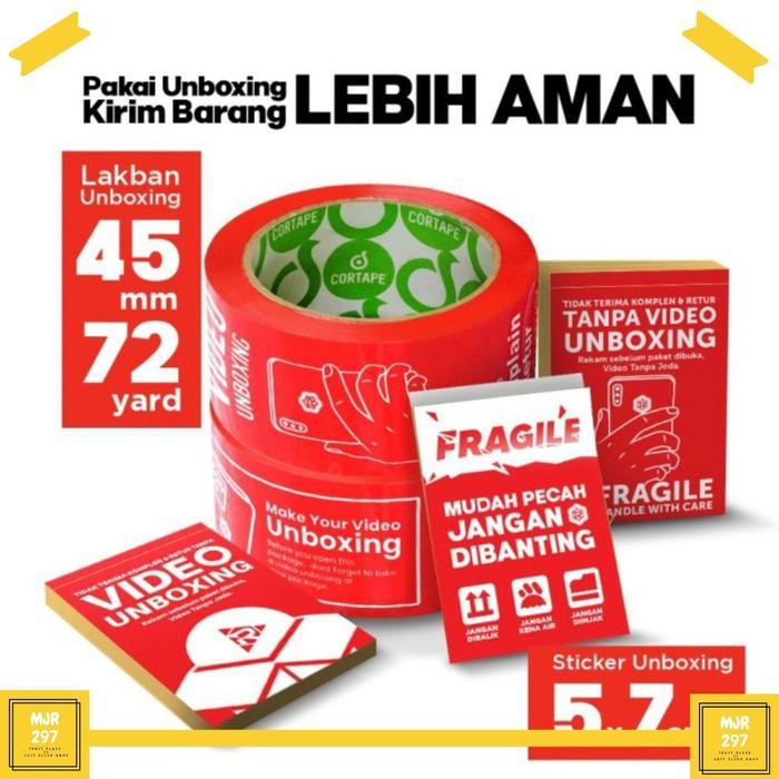 LABEL STICKER UNBOXING LAKBAN FRAGILE STIKER LABEL VIDEO UNBOXING
