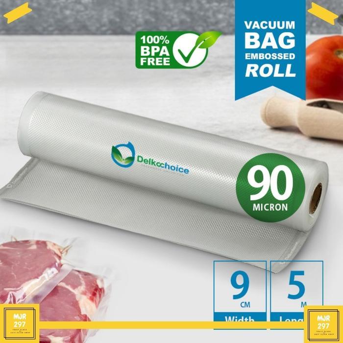 PLASTIK VACUM EMBOS / VACUUM SEALER MAKANAN / PLASTIK VAKUM MAKANAN