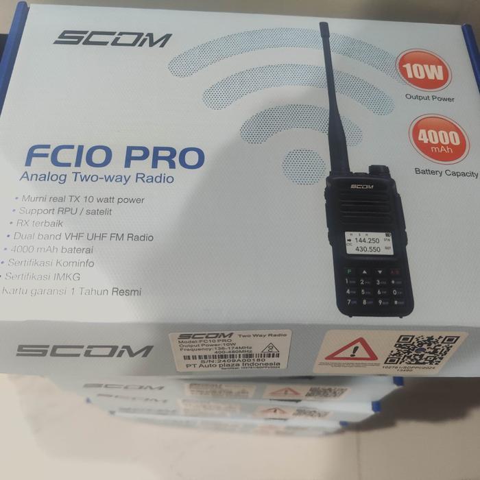 HT SCOM FC10 PRO HT FULL POWER 10 WATT DUAL BAND