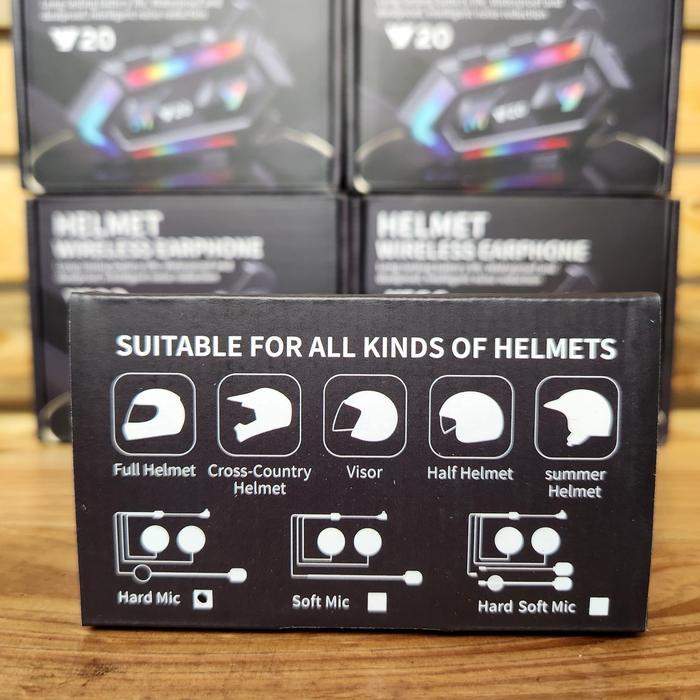 INTERCOM Y20 HEADSET HELM MOTOR INTERCOM BIKERS BARANG READY 