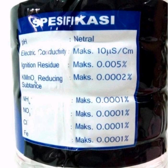 "New" Air Aki Biru Yuasa Air Demin Botol 1 Liter Air Accu Basah Motor Mobil