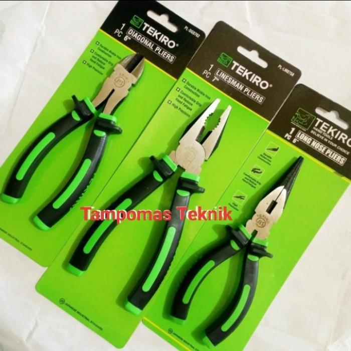 TANG TEKIRO SET 3BH TANG KOMBINASI TANG POTONG TANG LANCIP TEKIRO ORIGINAL QUALITY