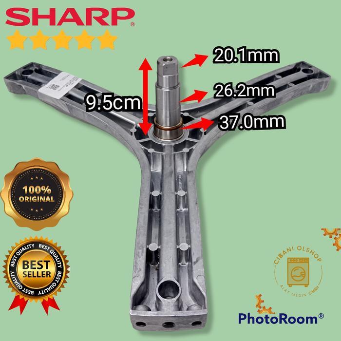 Spider Segitiga Baling Baling Mesin Cuci Sharp ESFL1073 es-fl 1073W