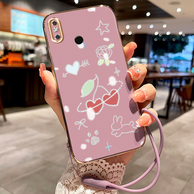 Casing Hp Untuk Xiaomi Redmi S2 Y2 Case Kasih sayang pelapisan Kekinian Cesing silikon Kasing SoftCa