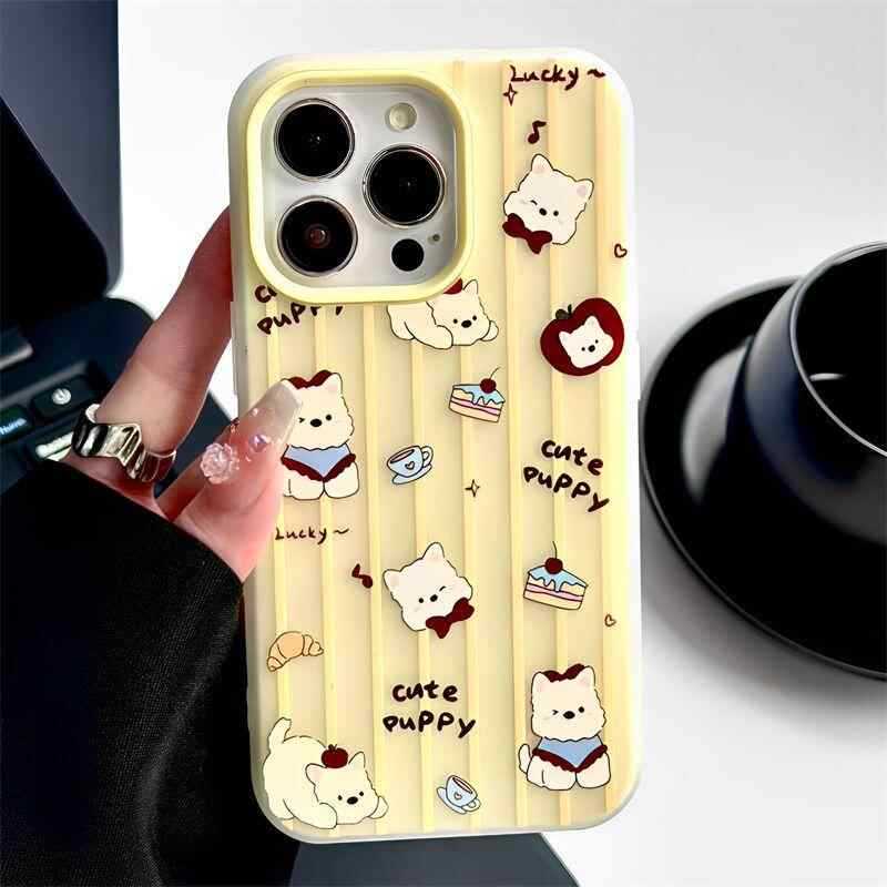 Makanan Anjing [Dm Case] Case Hp Iphone 17 Pro Max 16 Plus Ip 15 14 13 12 11 Gd2H13 Unik Lucu Cesing