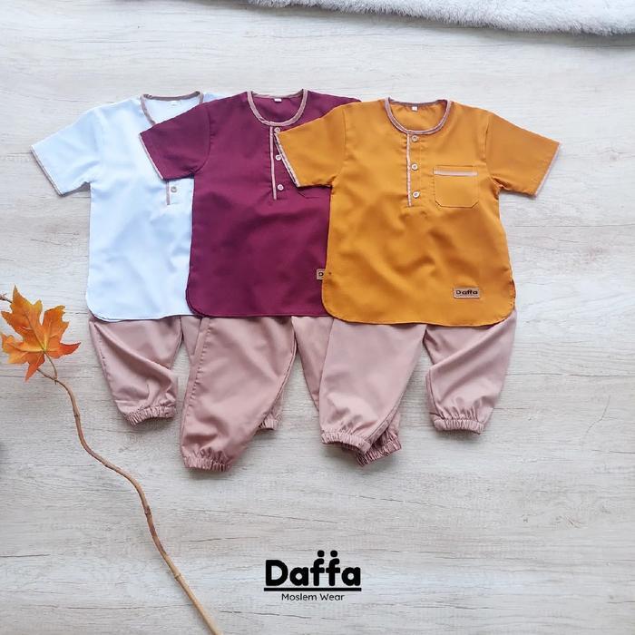 (SPESIAL RAMADHAN) DAFFA.COLLECTION- BAJU KOKO DAFFA 01 - BAJU KOKO ANAK BAJU KOKO BAYI TERMURAH