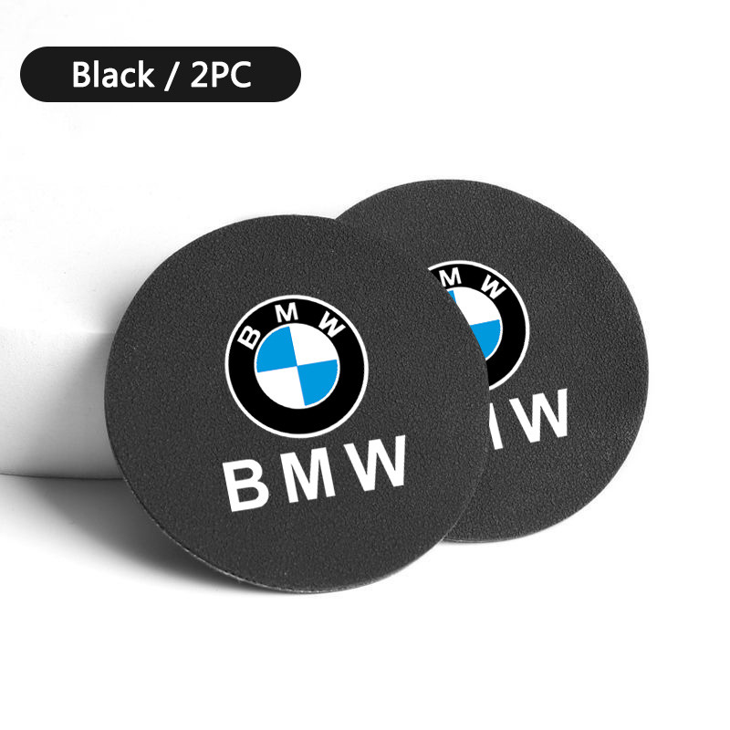 2PCS Car Water Cup Bottle Holder Anti-slip Pad Mat Silica Gel for 8MW M Power X1 X3 X5 X7 E39 E61 Pe